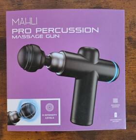Mahli 680079006884 Pro Percussion Massage Gun 2 Heads 6 Intensity Levels Brand New In Box