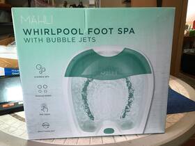 Mahli 680079469856 Whirlpool Foot Spa With Bubble Jets