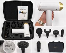 Mdm3010 Mahli Cordless Muscle Massager Massage Gun With Case And 4 Heads Tested