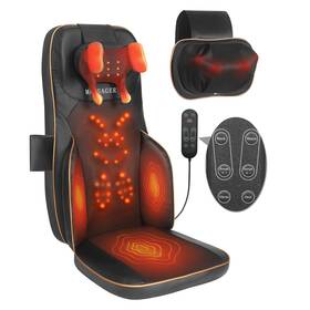 2509-nbm-bk-01 Maibole Shiatsu Neck Back Massager Chair Cushion With Heat - Full-back Massage C