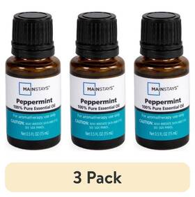 Mainstays 460294108750 3 Pack 100% Pure Peppermint Essential Oil 15ml 1