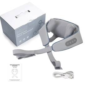 Jbamq-a1 Malkit 5d Kneading Shiatsu Massage Shawl Chiropractic Travel Cervical Pillow Heating Re