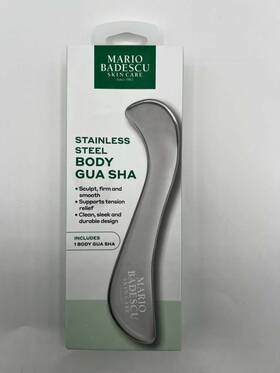 Mario Badescu 785364141322 Stainless Steel Body Gua Sha Massage Tool New In Box Sealed