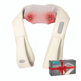 Marnur 650380557306 Neck And Shoulder Massager 3d Deep Tissue Kneading Shiatsu With Heat