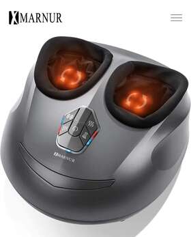 8538115 Marnur Marnur- Shiatsu Foot Massager With Switchable Heat Function - Dark Grey