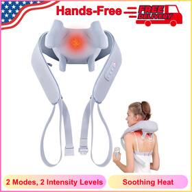 64643710 Masgre Electric Shiatsu Back And Neck Massager - Cordless Shoulder With Heat