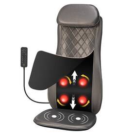 Massage Chair Pad Heat Vibration-black - Color Black 473511163962 With And