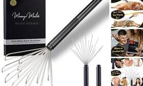 Cb-1023-uk Massage Master Stargo Metal Back Scratcher Extendable For Men Women Elderly