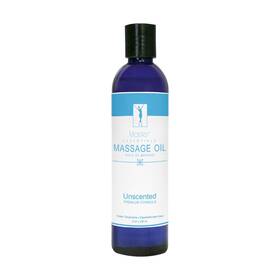 Master Massage 198938000886 Unscented Organic Oil - 8 Fl Oz Water-soluble Blend Skin-nourishing