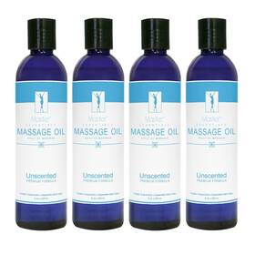 Master Massage 198938000909 Unscented Organic Oil - 8 Fl Oz Water-soluble Blend Skin-nourishing
