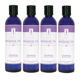 Master Massage 198938000992 Organic Oil - 8 Fl Oz Soothing Sense Water-soluble Skin-nourishing