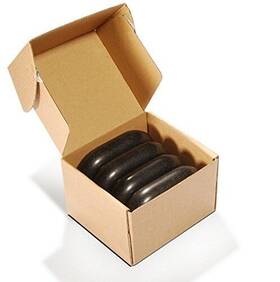 1rock Master Massage 841930132726 Extra X Large Flat Ovular Basalt Stone 4piece Pack 4.5 Inch 3