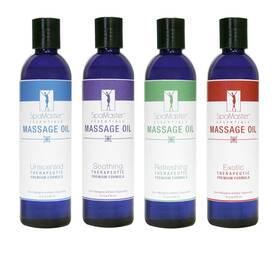 Master Massage 841930135925 Variety Oil 8oz Per Bottle 4count Clear