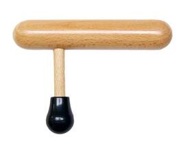 Master Massage 841930139831 Wooden Thumb Saver For Trigger Point Deep Tissue T Shape Press Bar Wood