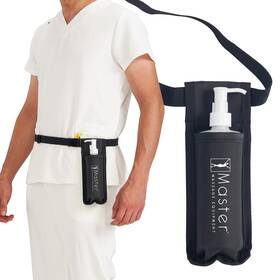 Master Massage 841930139848 Single Bottle Oil Holster Case Bag-adjustable And Heat-resistant Bott