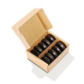Master Massage 841930141827 Malteser Stone Set 10 Pc/pack - Medium-sized Basalt Stones For Professional