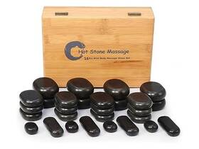 Master Massage Equipment 198938007847 28-piece Hot Stone Set