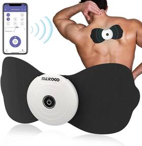 Mastogo 971712722044 Wireless Tens And Ems Unit Back Pain Relief Massager - App Controlled Bluetooth
