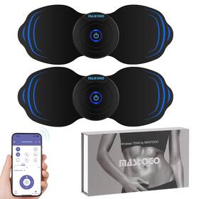 Mastogo 971712723669 Wireless Tens Unit Muscle Stimulator - Two Sets Of Massager For Pai
