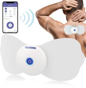 Ab-122 Mastogo Wireless Tens And Ems Unit Back Pain Relief Massager - App Controlled Bluetooth
