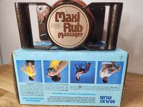 Maxi Rub 033143216458 Vintage Professional Personal Massage Unit Tested With Box