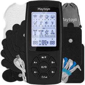 Maytoyo 789591865860 Maquina De Electrodos Tens Para Terapia Muscular Profesional Recargable 28 Modos