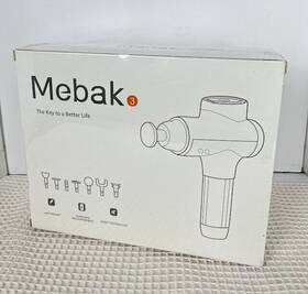 Mebak 690770790456 3 Massage Gun Percussive Memory New-sealed