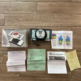 Medi-rub 869712000421 Series Full Body Massager Green 2 Speed Motor Mr-2 Mr2