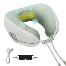 Md-bz-001 Medicane Neck Massage Pillow Heated With Eye Mask Shiatsu M