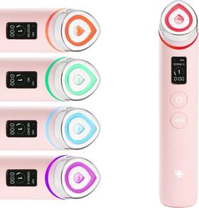 Medicube 313091598579 Booster Pro - 6-in-1 Real Glass Glow Beauty Massager Pink