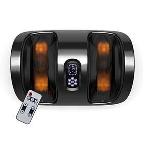 Medimall 608564957312 Shiatsu Foot Massager Kneading And Rolling With Heat Lcd T
