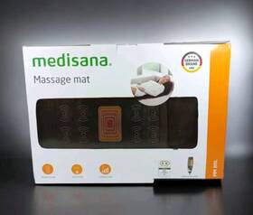 Mm80l Medisana New Full-body Massage Cushion Mat Heat And Vibration 5 Programs 4 Zones