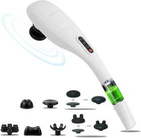 Hphm0007mx Megawise Cordless Back Massager For Shoulders Waist Legs Rechargeable 3200mah