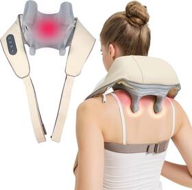 Mgfdget B0g57fr87s 4d Wireless Deep Tissue Kneading Neck Massager With Heating Function Shiatsu An
