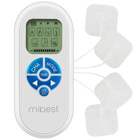 Mibest 846841010385 Portable Tens Unit - Electronic Pulse Massager Muscle Stimulator Machine Fo