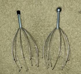 Miniduino 702730534748 2pcs Head Massager Scratcher Neck Massage Scalp Relax Calm Stress Relief Octopus