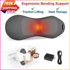 3676588 Minkurov 3 In 1 Smooth Spine Triple Fusion Back Massager With 118-inch Usb Cable Heated