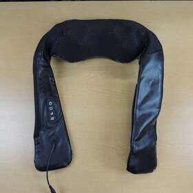 Mirakel 714035554840 Electric Shiatsu Back Neck Massager With Heat Deep Kneading - Black