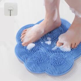 Mmentch 608151109872 Shower Foot And Back Scrubber With Suction Cups Helps To