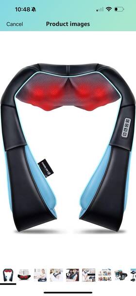 Mo Cuishle 059129191734 Shiatsu Back Shoulder And Neck Massager With Heat Electric Deep Tissue 4d Kn