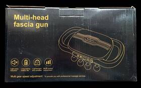 Qx-a666 Model # Multi-head Fascia Gun Deep Tissue Massage Muscle Relaxation And Recovery