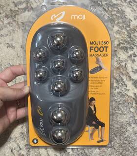 Moji 853372003489 360 Foot Massager Rare Item - Two Zones For Different Intensities