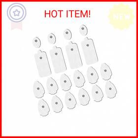 Molufeibe 722687999827 Tens Unit Electrode Pads 20pcs 3.5mm Muscle Stimulator