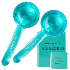 Mb-ig-1 Mon Tbeauty Ice Globes Face Blue Freezer Safe Roller Reduces Puffiness Tightens Skin Beauty