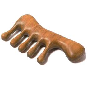 Moreinday 313043785736 Wooden Loc Comb - Scalp Massage Gua Sha Sandalwood Wood Head Massager
