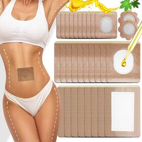 Motefous Mwy-14-a Castor Oil Pack Wrap Patch - 1 Count Of 30 Skin-toned Pcs