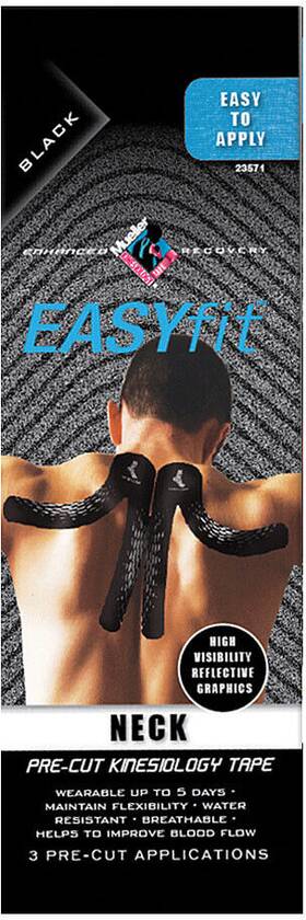 Mueller 074676235813 Easyfit Kinesiology Tape Kt - Neck/up Back Braces Wraps &