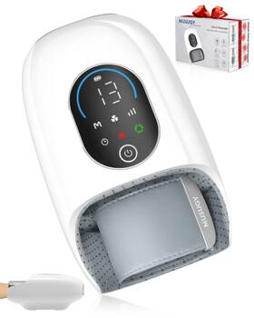 Musugy 774882428930 Hand Massager With Heat Compression For Full-hand Relief Touchscreen Roller