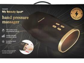 Wm5069b My Beauty Spot Hand Massager Black Gold Heated Usb Rechargeable Acupressure