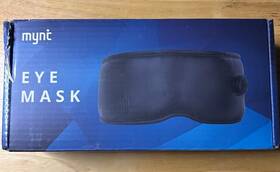 Mynt M1301a01 Heated Eye Mask Massager Rechargeable Travel Office Relaxation Sealed